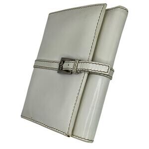Prada White Leather Wallet